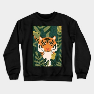 Jungle Tiger Crewneck Sweatshirt